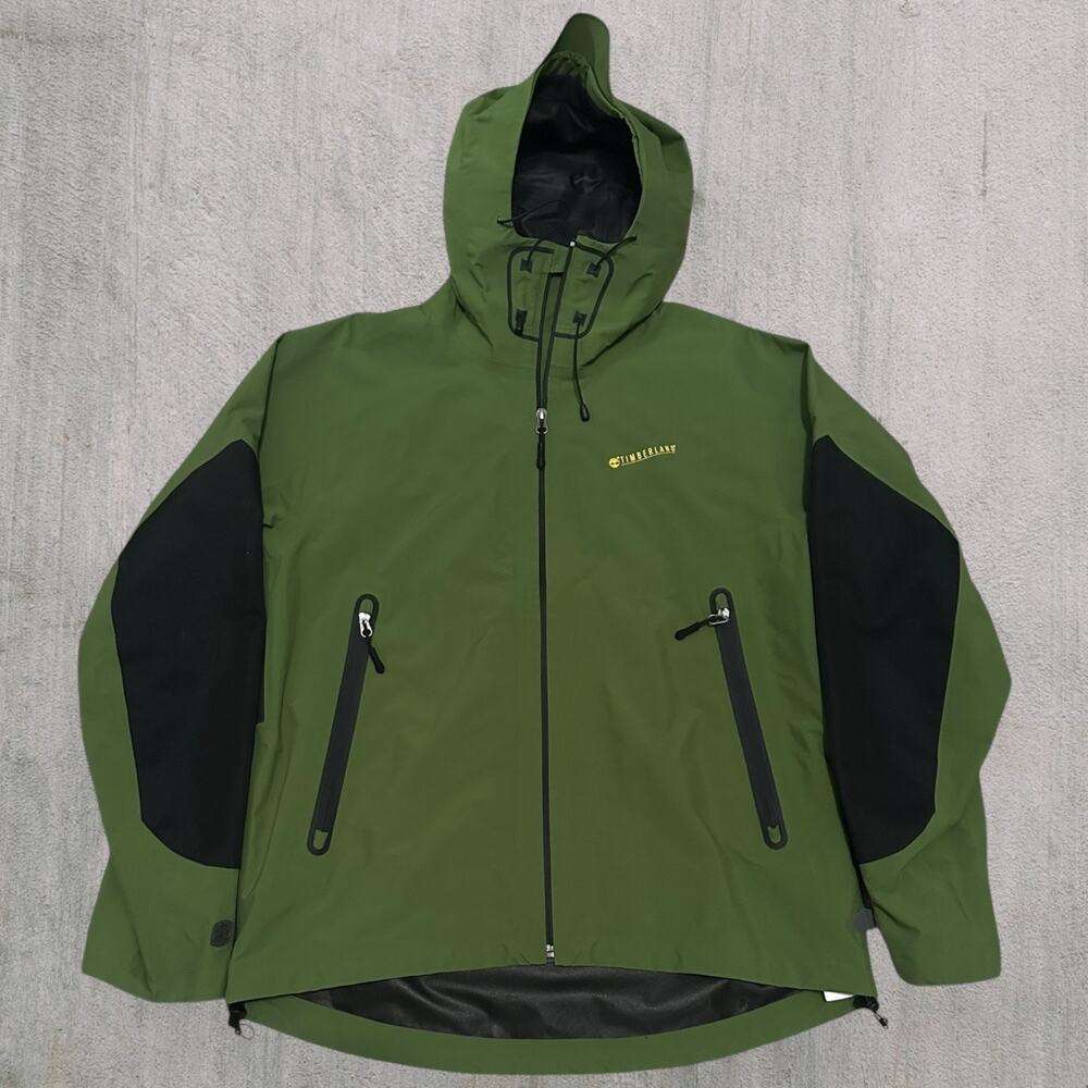 Green timberland jacket spring 2010